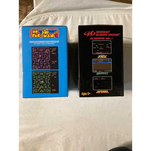 Ms. Pacman Gaming System & Midway Classic Arcade  Lot 2 New In Box - Picture 3 of 7